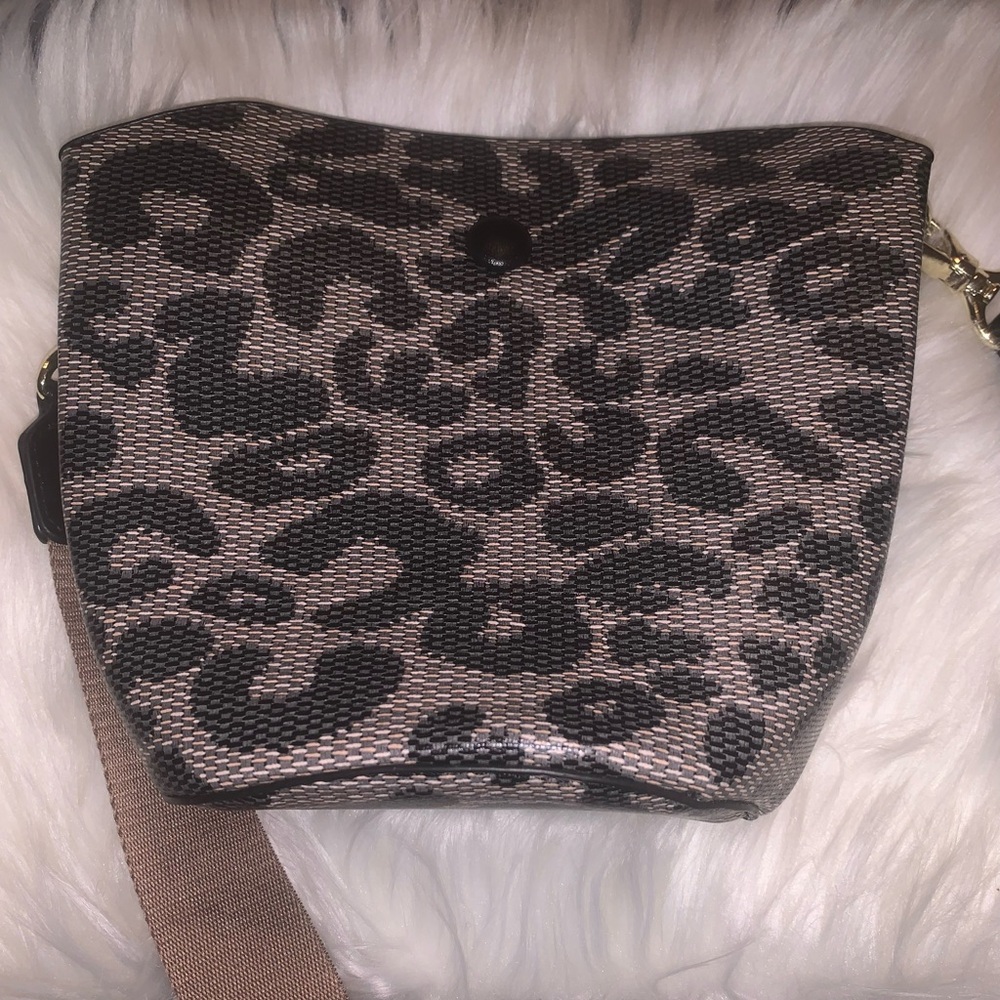 Chic Leopard Print Crossbody Bag